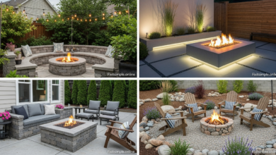 backyard fire pit ideas landscaping