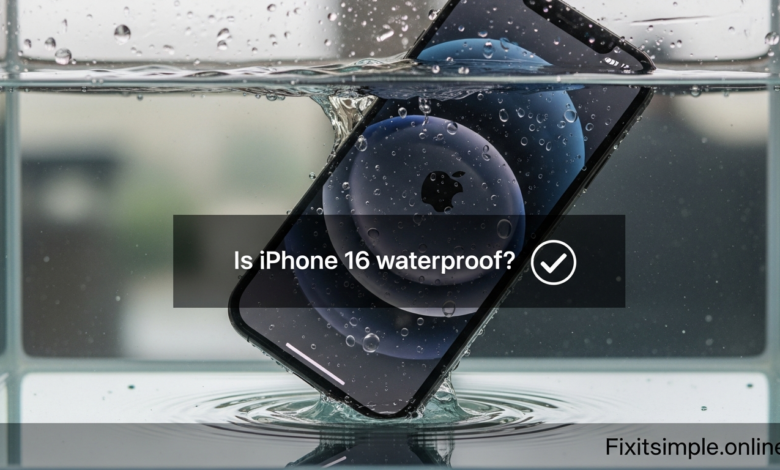 Is iPhone 16 Waterproof