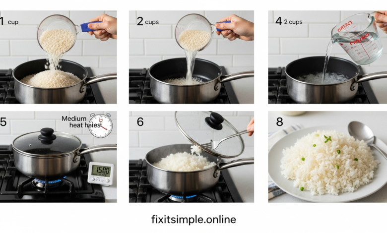 How to Cook Rice on the Stove