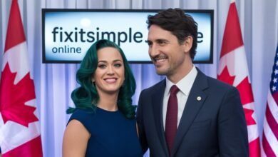 Katy Perry and Justin Trudeau