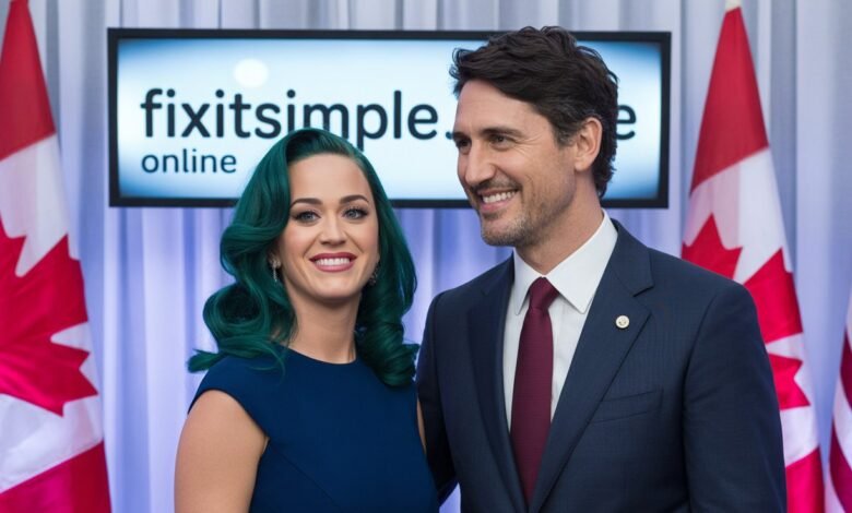 Katy Perry and Justin Trudeau