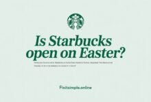 is starbucks open on easter