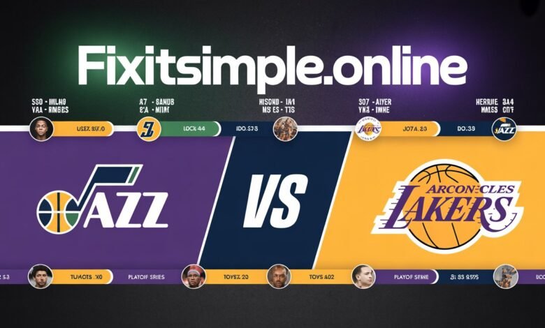 utah jazz vs lakers timeline