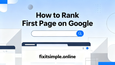 How to rank first page on Google