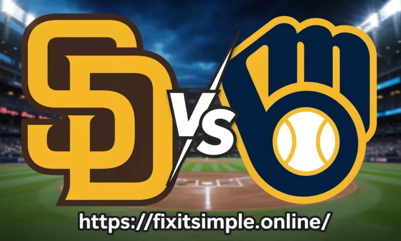 Padres vs Brewers