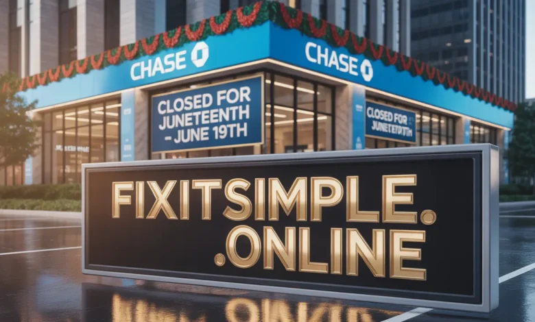Chase Bank Juneteenth Closure